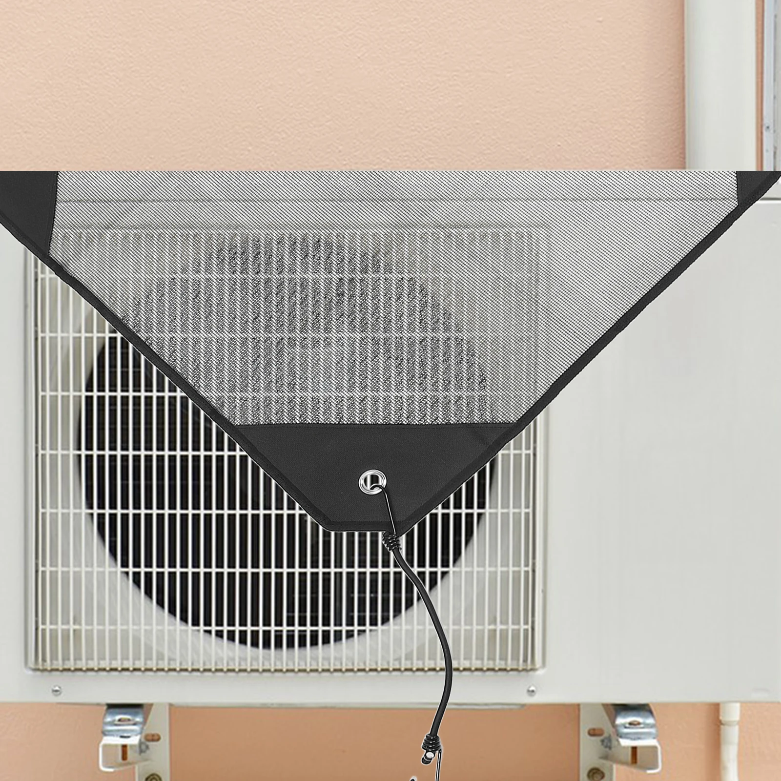 

Outdoor Air Conditioner Cover 71cm Waterproof Dustproof Sunproof AC Outside Units Heavy Duty Black Protection Covers