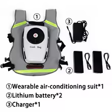 空調服 冷却ベスト 充電式 バッテリー2個セット 特別割引