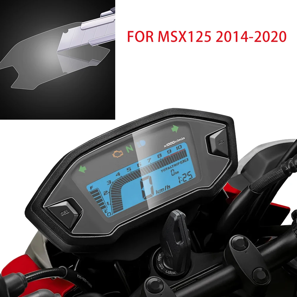 

Для Honda MSX125 MSX 125 msx125 2014-2019 2020 мотоциклетная пленка для приборов, защитная пленка для экрана, кластер приборной панели, защита от царапин