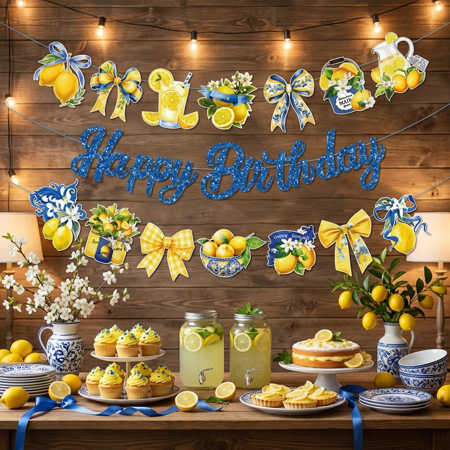 Mediterranean Lemon Party Deco - Event Supplies review and price