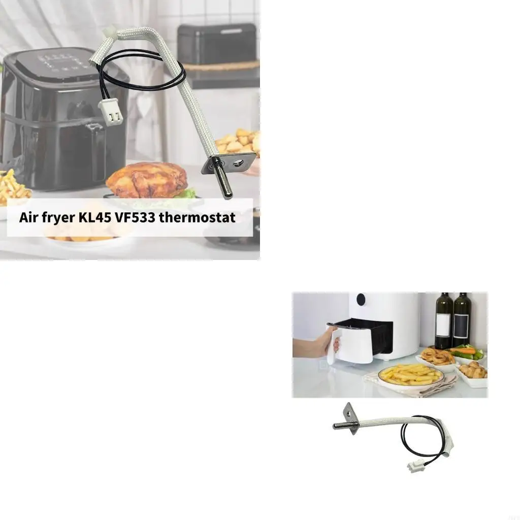 J6PE Air Fryer Heat Probe Temperature Probe Air Fryer Temperature Control Probe Sensing Probe Suitable for Cooking