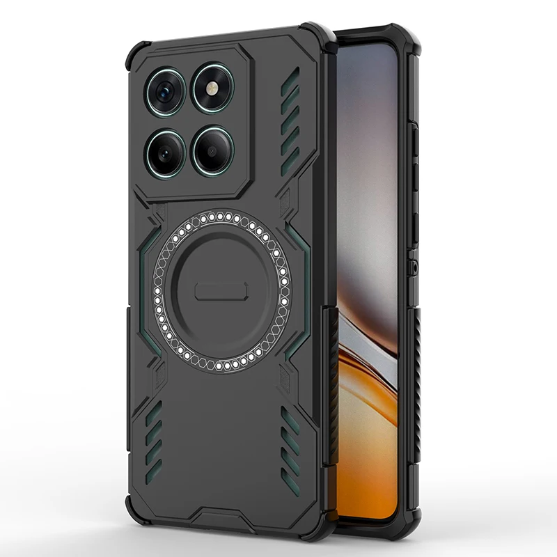 Capa Magnética para Celular Motorola Edge Series 70 50 60 Pro Fusion Neo, Proteção Militar Contra Quedas, Compatível com Carregamento Sem Fio