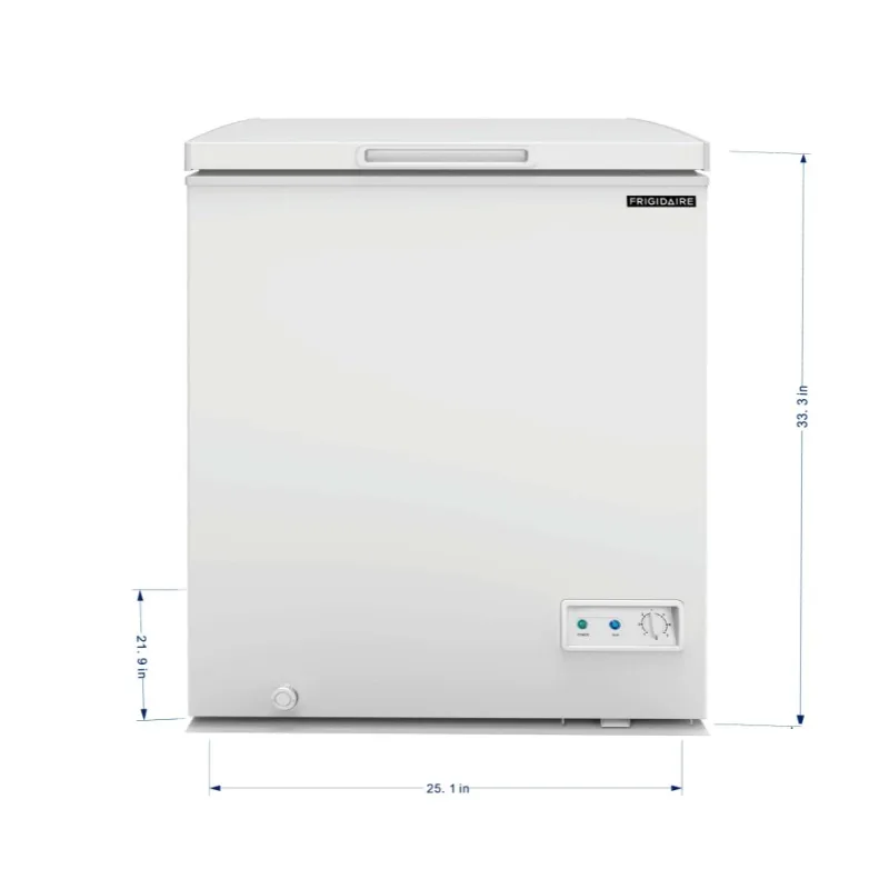 household Frigidaire 5.0 Cu. ft. Chest Freezer, White , EFRF5003 high quality super large capacity excellent ice-chilling effect
