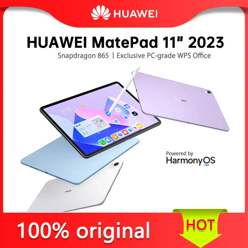 HUAWEI MatePad 11 2023 120 Hz refresh 2.5K Full Screen Exclusive PC-grade WPS Office Qualcomm Snapdragon 865 Tablet 