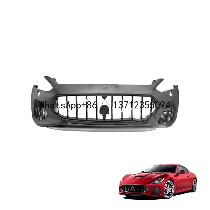 Front Buer For Maserati GranTurismo Sport Grille Auto Parts Car Buer PP Material