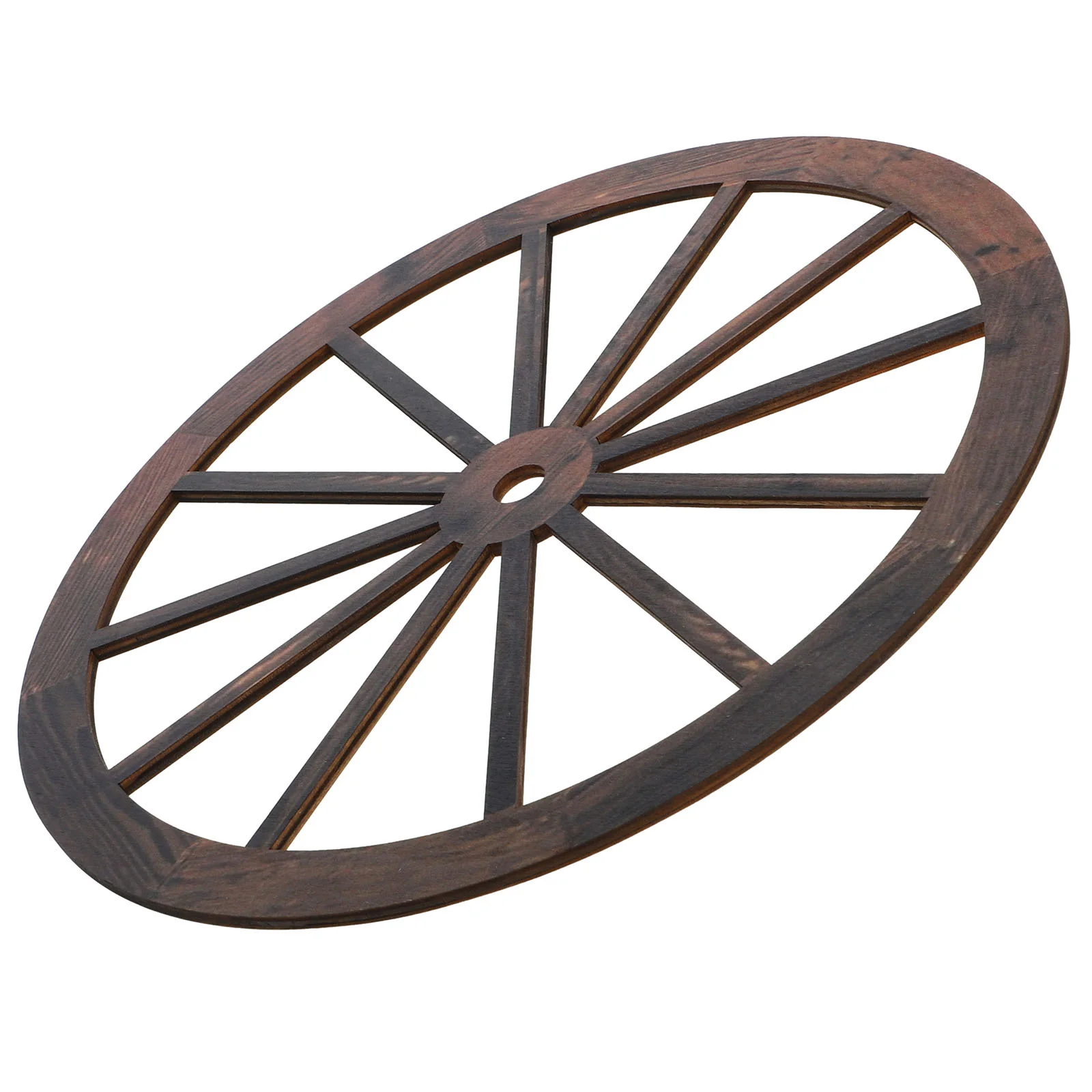 

Wheel Wall Ornament American Style Decorative Vintage Hanging Decoration Wooden