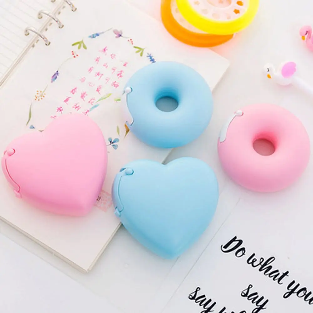 

Donut Shape Love Heart Cosmetic Tools Easy Tear Tape Cutter Eyelash Extension Tape Cutter Adhesive Tape Holder Grafting Eyelash