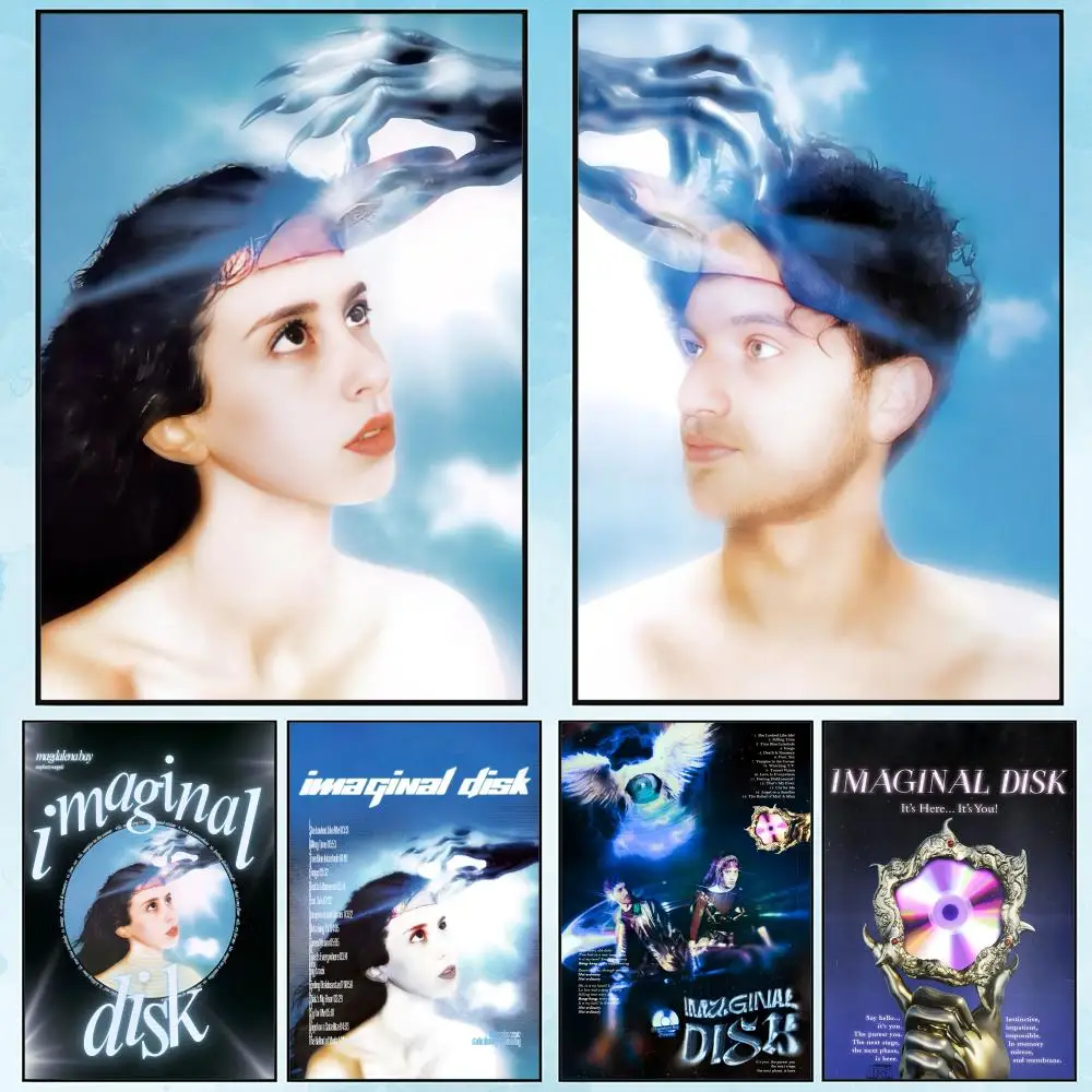 

M-Magdalena Bay Band Painting Calligraphy HD Crease Free Mural Art Photos For Living Room Home Wall Decor Canvas Poster