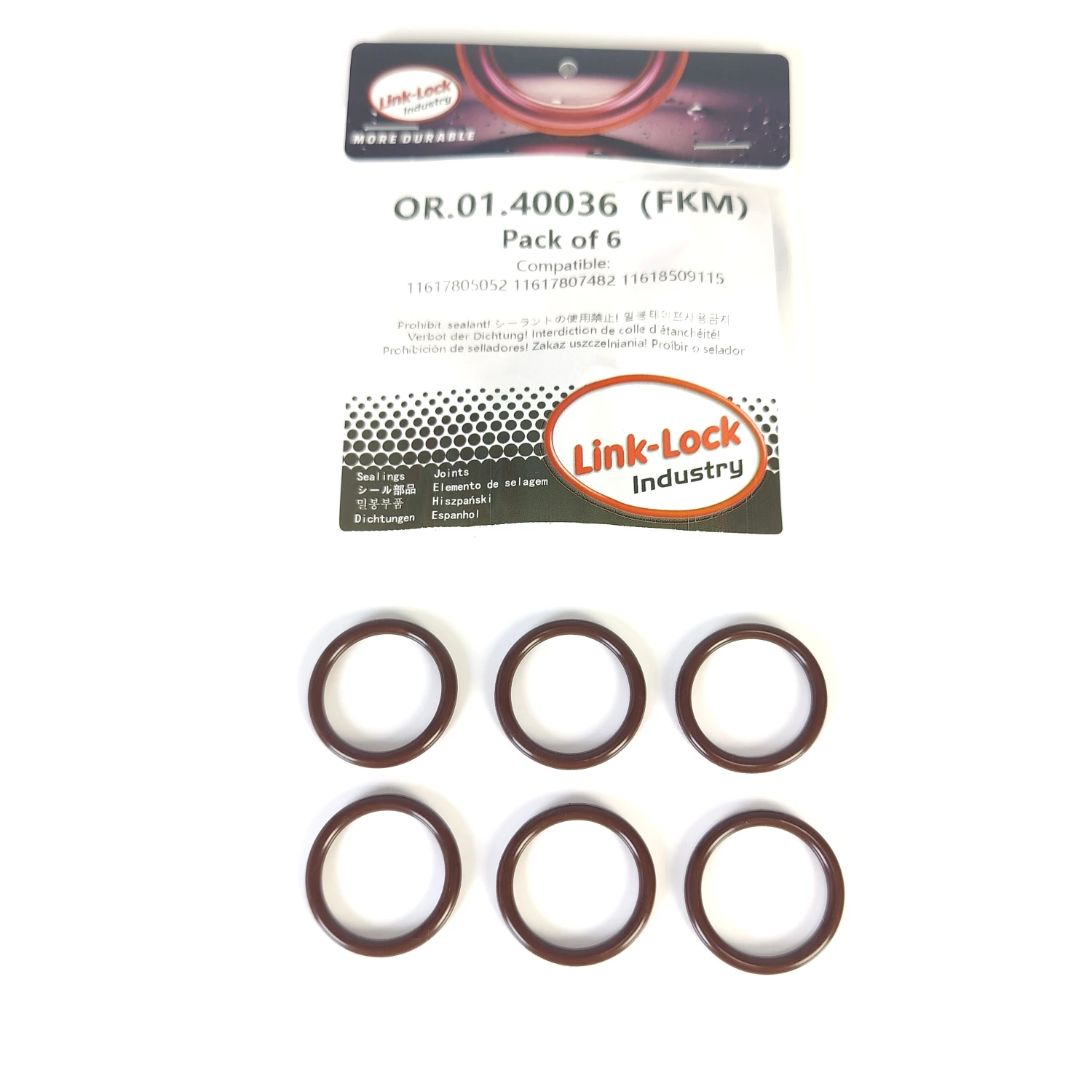 6PCS Fkm Viton OR.0…