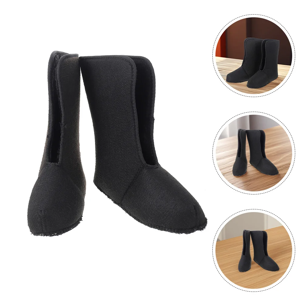 

1Pair Warm Boot Liners for Men Cozy Thermal Snow Boot Inner Detachable Insulated Cushion for Outdoor Adventures Harsh Winter