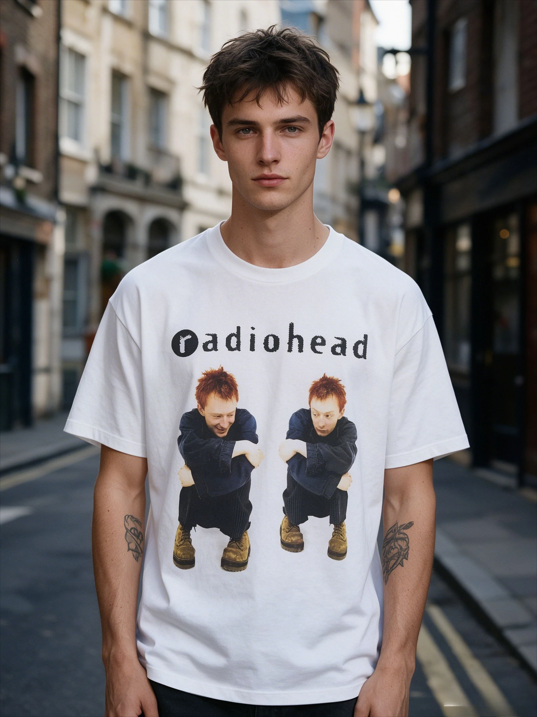 2026   Unisex Vintage Band Poster Graphic T Shirt Retro Rock Music Portrait Short Sleeve Crew Neck Cotton Streetwear Tops