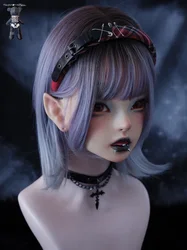Handmade Women Girls Punk Rivet Chain headband Y2K Hair bands Headdress Gothic Lolita cosplay Hair hoop Hop hip hair accessories