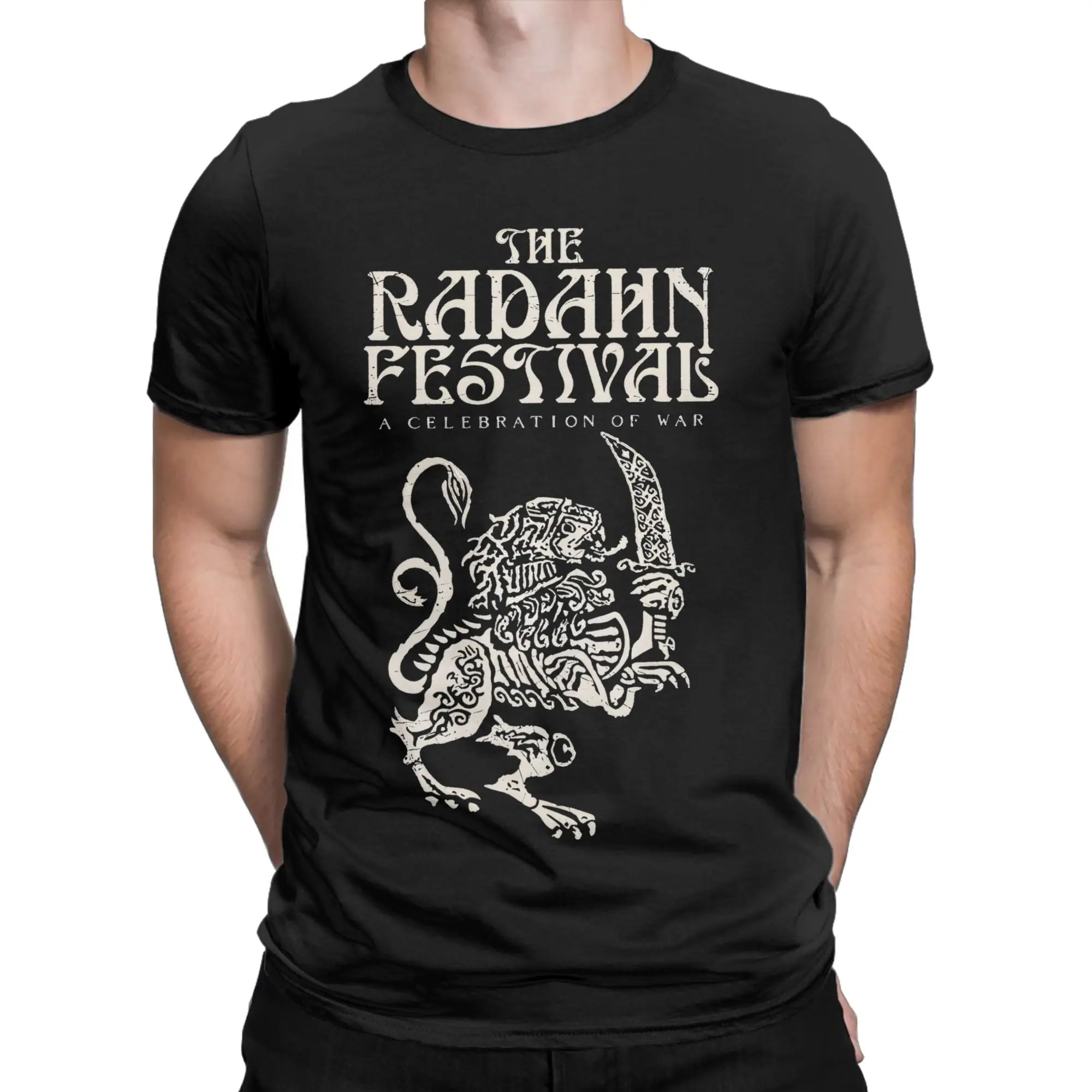 Camiseta del Festival Radahn para hombre y mujer, camiseta de algodón puro a la moda de Eldened Ringed, camisetas de manga corta con cuello redondo, ropa recién llegada