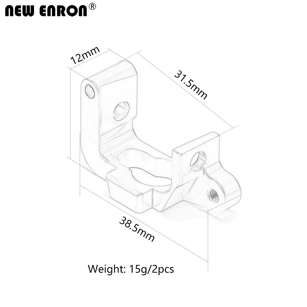 NEW ENRON Metal 101208 101209 Steering Front & Rear Hub Carrier Knuckle Set for RC 1/10 HPI WR8 3.0 Flux KEN BLOCK Bullet ST MT