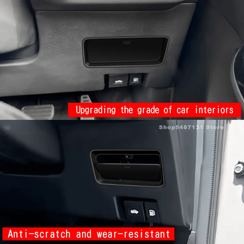 صندوق تخزين السيارة تحت كابينة السائق صندوق تخزين مخفي لملحقات سوزوكي فرونكس الداخلية 2024 2025 #4