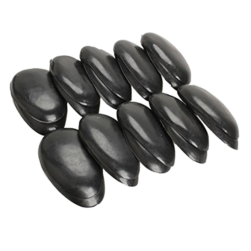 A65I 10 Pairs Black Plastic Hairdressing Dye Coloring Ear Cover Shield Protector