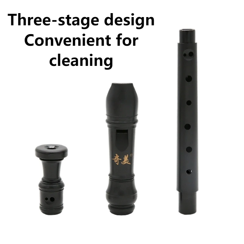 8 Holes Recorder G/B Key High Pitch Professional Flute Adults Children Playing Whistle Portable Detachable Wind Instruments