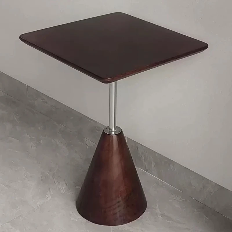 

Столы для гостиной, ресторана, кафе, квадратный угол, ретро, современные столы для кафе, простота, ореховое дерево, мебель для кафе Salontafel MHKFZ