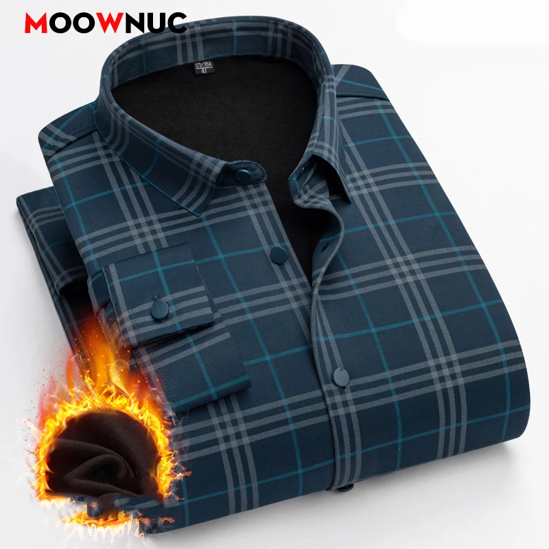 

Camisas Long Sleeve Shirt Men Mens Clothing Casual Shirt Winter Blouse Men's Streetwear Spring Autumn Streetdress Thick Hombre