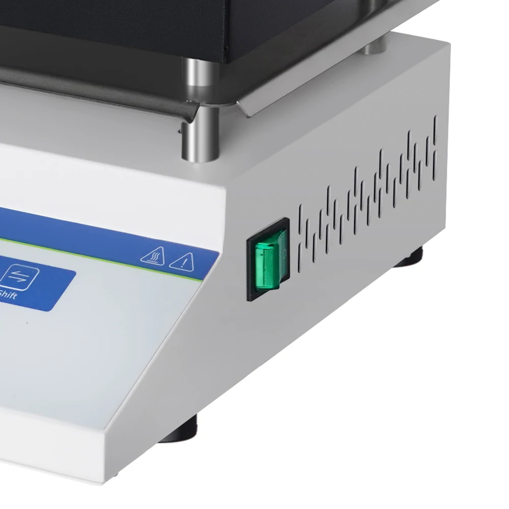 LCH DB-EFS Serie Stabilizzazione della temperatura da 420 gradi Display LCD Analisi chimica Piastra riscaldante in grafite di spessore 12 mm