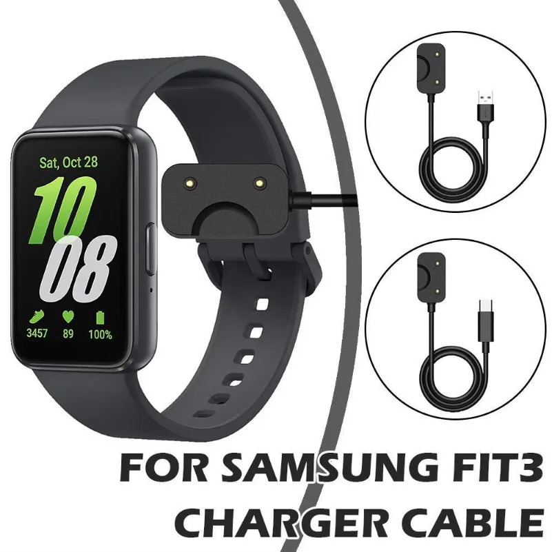 USB Replacement Charger for Samsung Galaxy Fit3 SM-R390 USB-C Smartwatch Charger Charging Cable