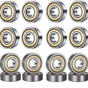 Diminierte Kugelnlager Doppelpanzer, tiefes Rillen, Doppelmetall, Skate, 8 mm x 22 mm x 7 mm, 608 Zz, 608Rs, 10 Pces 6 Hauptverkäufe Doppellager - №1