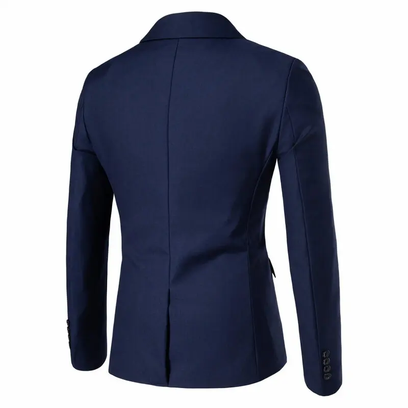 سترة رجالية ملونة متعددة الاستخدامات لحفلات الزفاف على الطراز البريطاني ملابس عمل عصرية للأعمال سترة عصرية غير رسمية للأداء