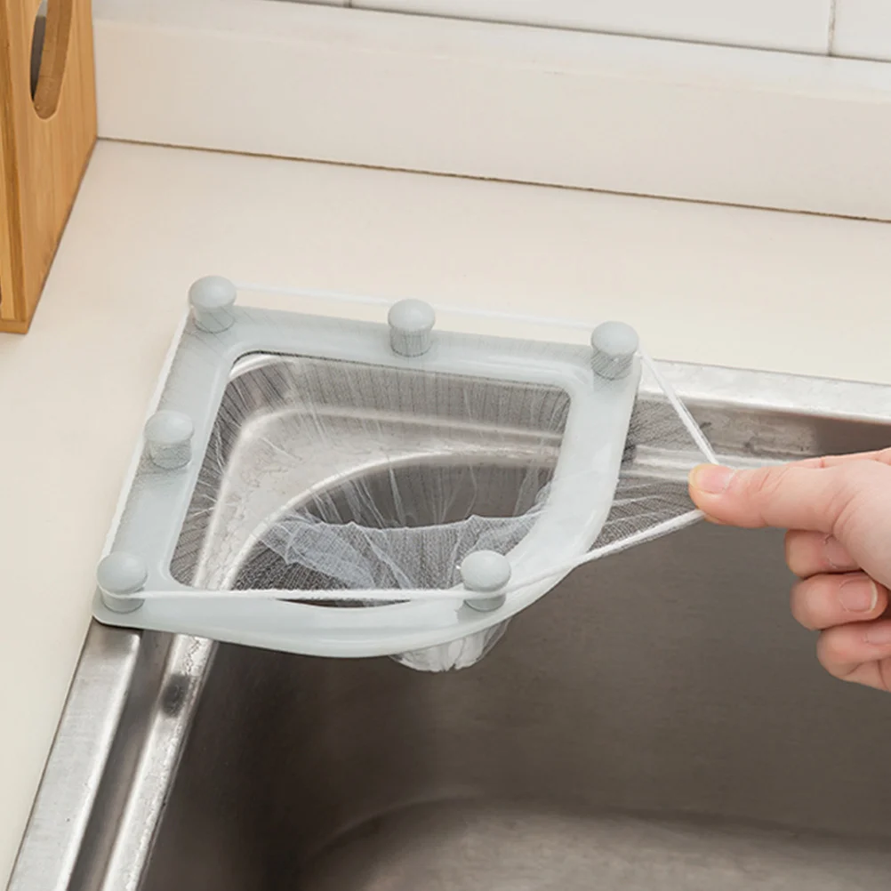 

1Set Kitchen Sink Strainer Safe Plastic Wire Mesh Food Filter Onetime Design Practical Drainage Tool Sink Strainer