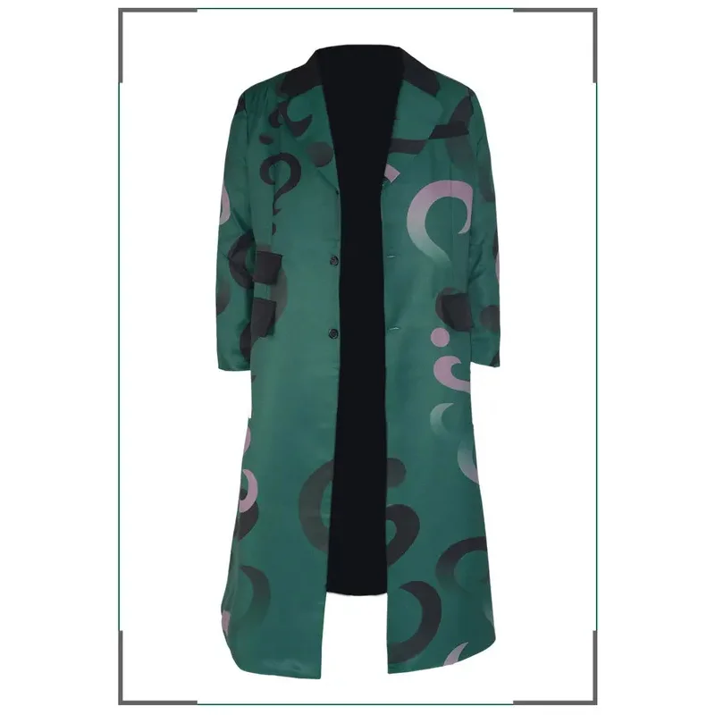 Gotham Sezon 5 Strój Cosplay Riddler Edward Nygma Kostium Halloween Boże Narodzenie Uniform