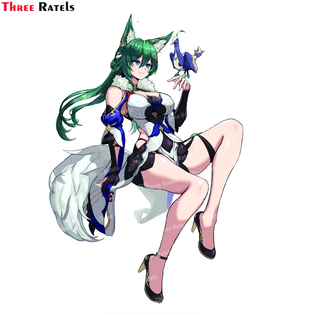 Three Ratels L917 Sexy Anime Girl Yukong Honkai Stickers And Decals for Livingroom Bedroom Wall Refrigerator Switch Decoration