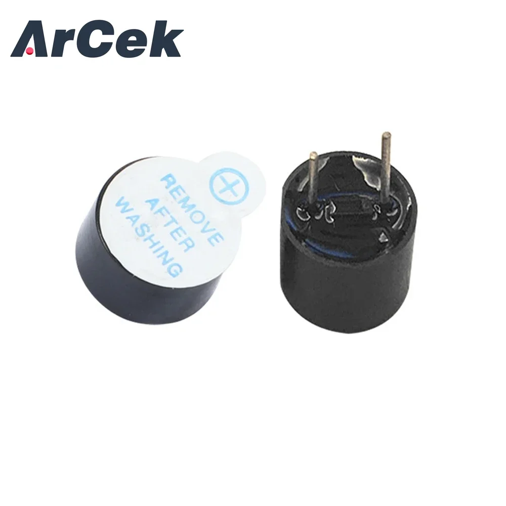 5pcs Active Buzzer Magnetic Long Continous Beep Tone Alarm Ringer MINI Active Piezo Buzzers Fit For Arduino 12mm 5v