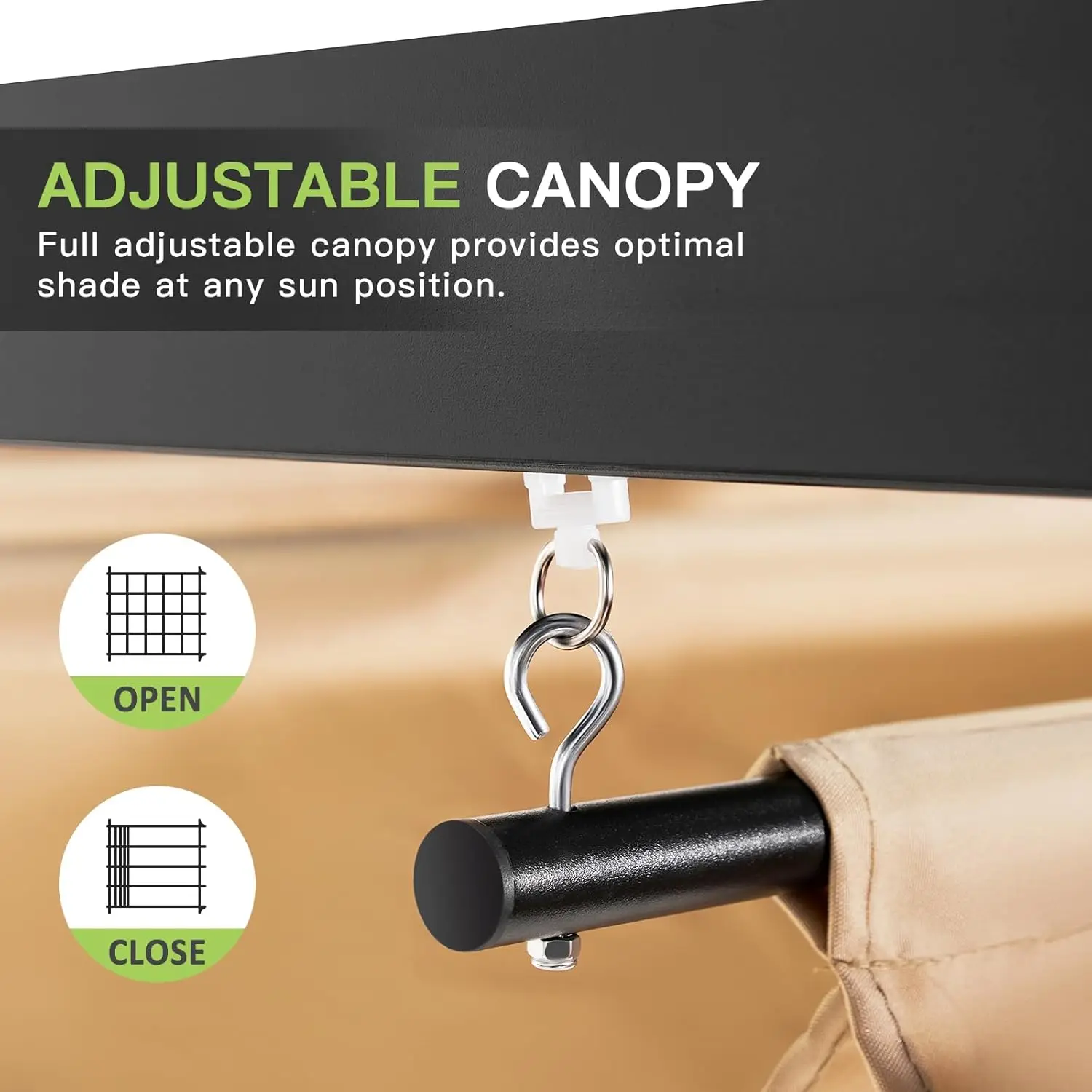 عريشة خارجية مقاس 12 × 16، عريشة ألومنيوم للفناء مع مظلة مطورة قابلة للسحب، عريشة معدنية شديدة التحمل ومراقبة مع #4