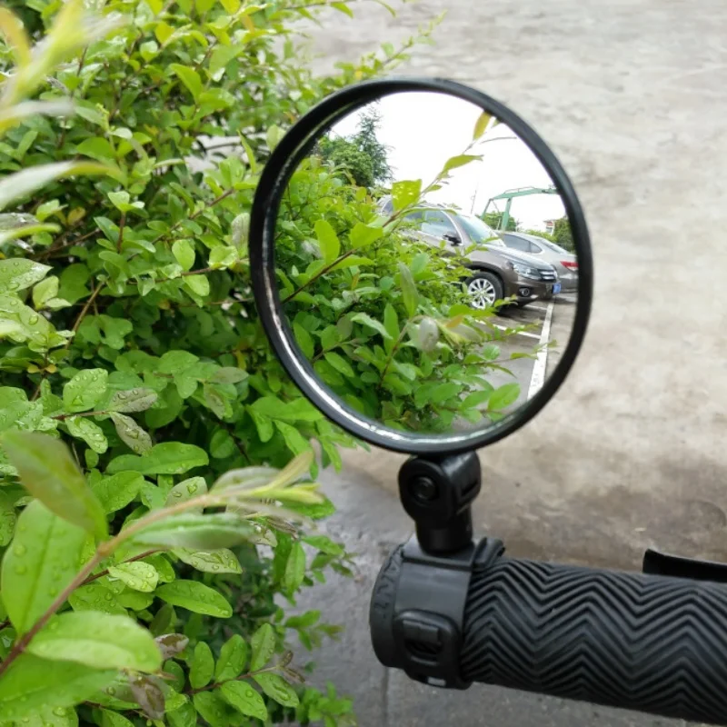 1/2 Stück Fahrrad-Rückspiegel 360 Grad Verstellbar Drehbar Universeller Lenker-Rückspiegel für MTB Rennrad – Detail 7