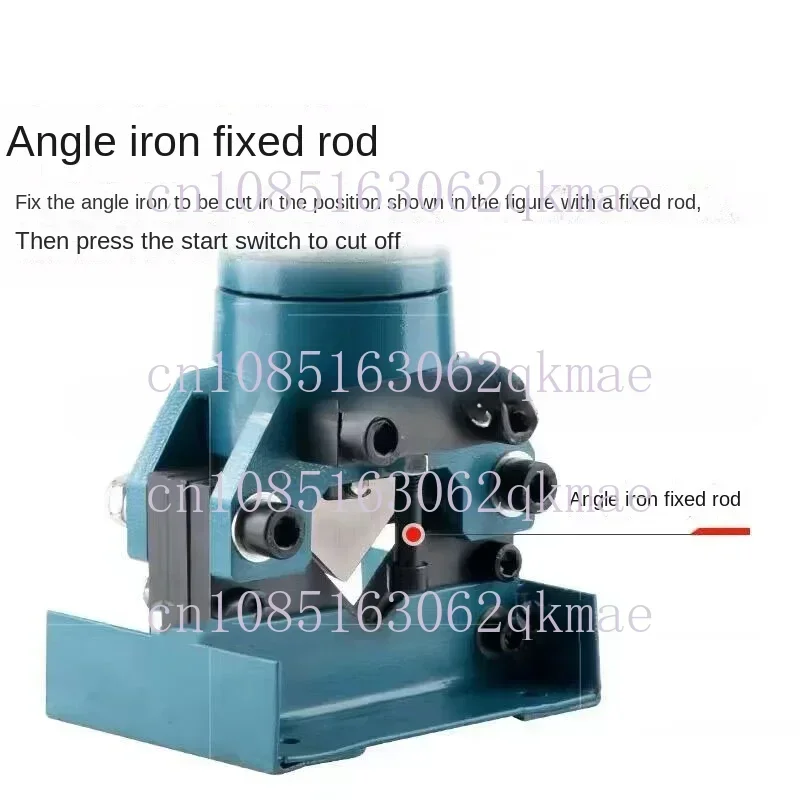 MH-60 Electric Hydraulic Angle Steel Cutting Machine Processing 3-6 Angle Iron Cutting Machine Portable Angle Iron Shearing