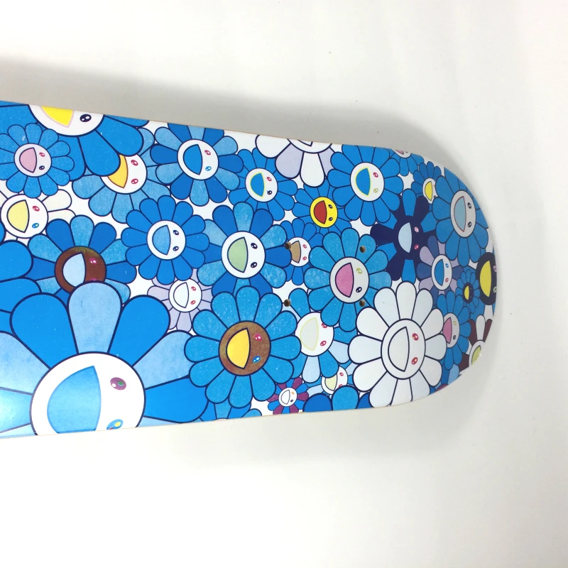 TM/KK Skateboard Deck Modern Canada Maple. Pendant Decoration Blue Color Collect Art. Fashion Brand. International  Japan Style