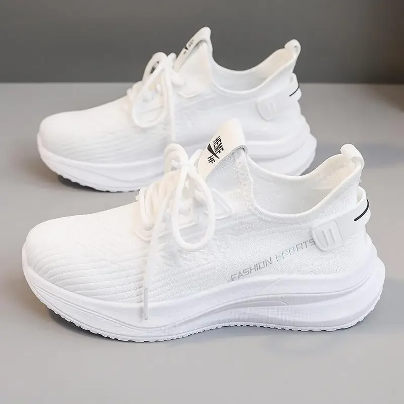 Scarpe da donna Platform White Shoes women's 2024 New Super Hot All-Match Hight moisting Board Shoes Tenis Sports da donna