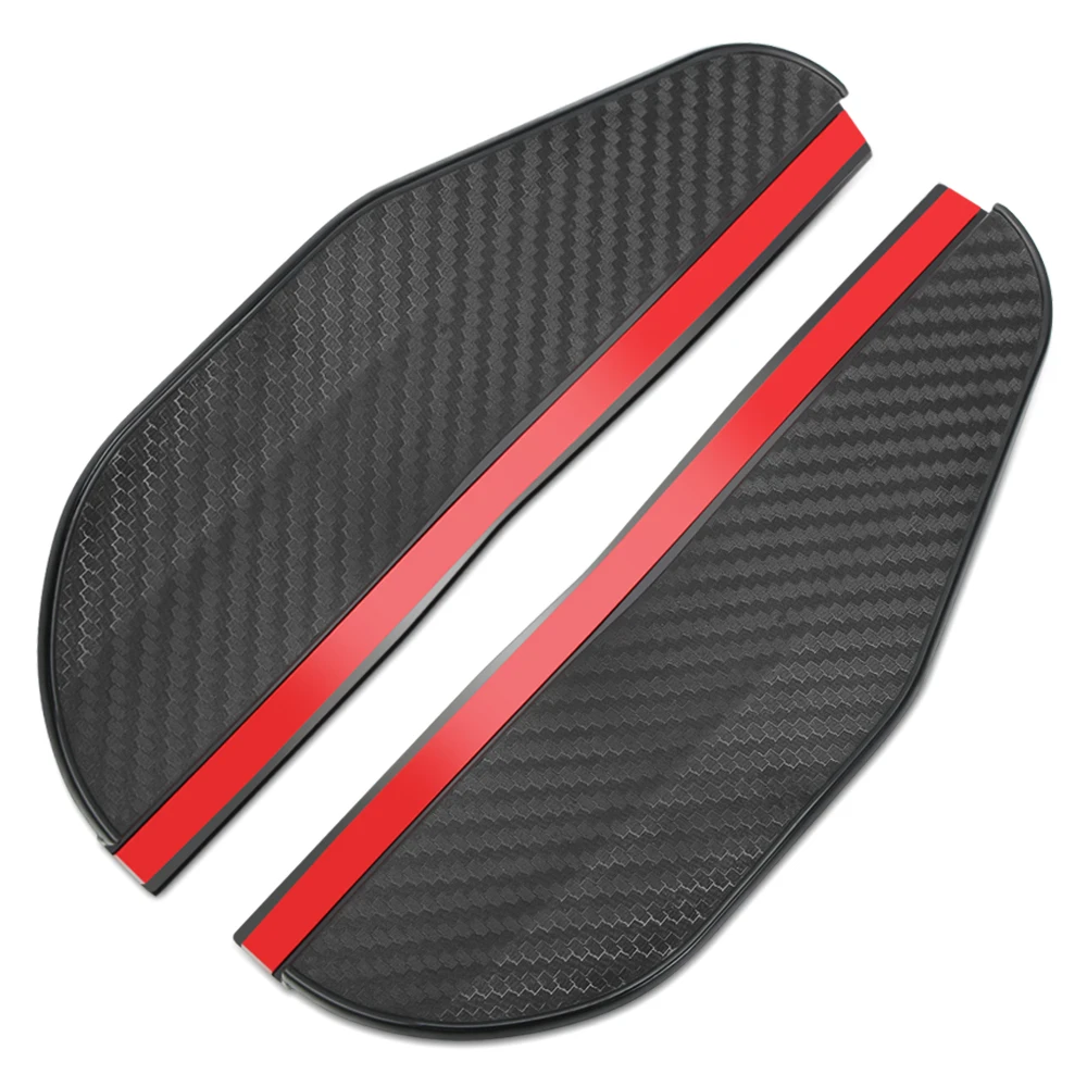 2pcs Car Side Rear View Mirror Rain Eyebrow Visor Look Sun Shade Auto Accessories For Kia Rio Ceed Sportage Cerato Soul Sorento