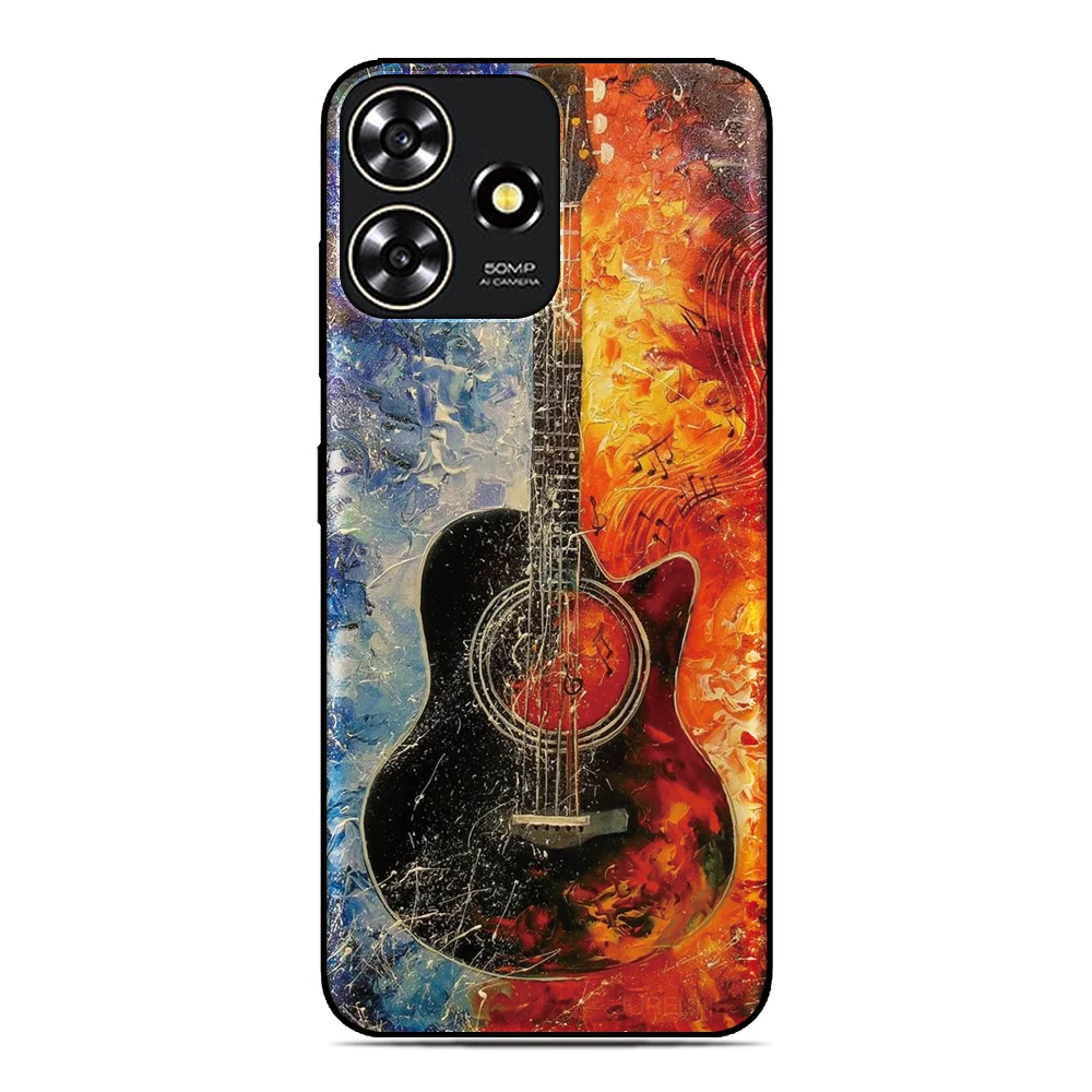 

Flame Musical Cover For Nokia G60 G50 G42 C31 C30 C32 C22 C20 C10 C12 C02 G22 G21 G20 G10 C1 6.1 G11 C01 C21 Plus Phone Case