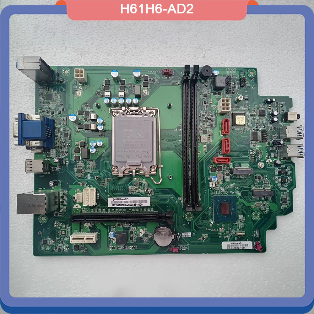 For Acer X2690G Motherboard H610 1700 Pin Support 12th Generation CPU H61H6-AD2