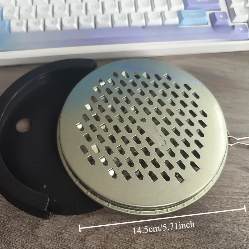 Hanging Outdoor Portable Mosquito Coil Box Fishing Specific Mosquito Coil Ash Tray Fireproof Heat Resistant Mosquito Coil Tray