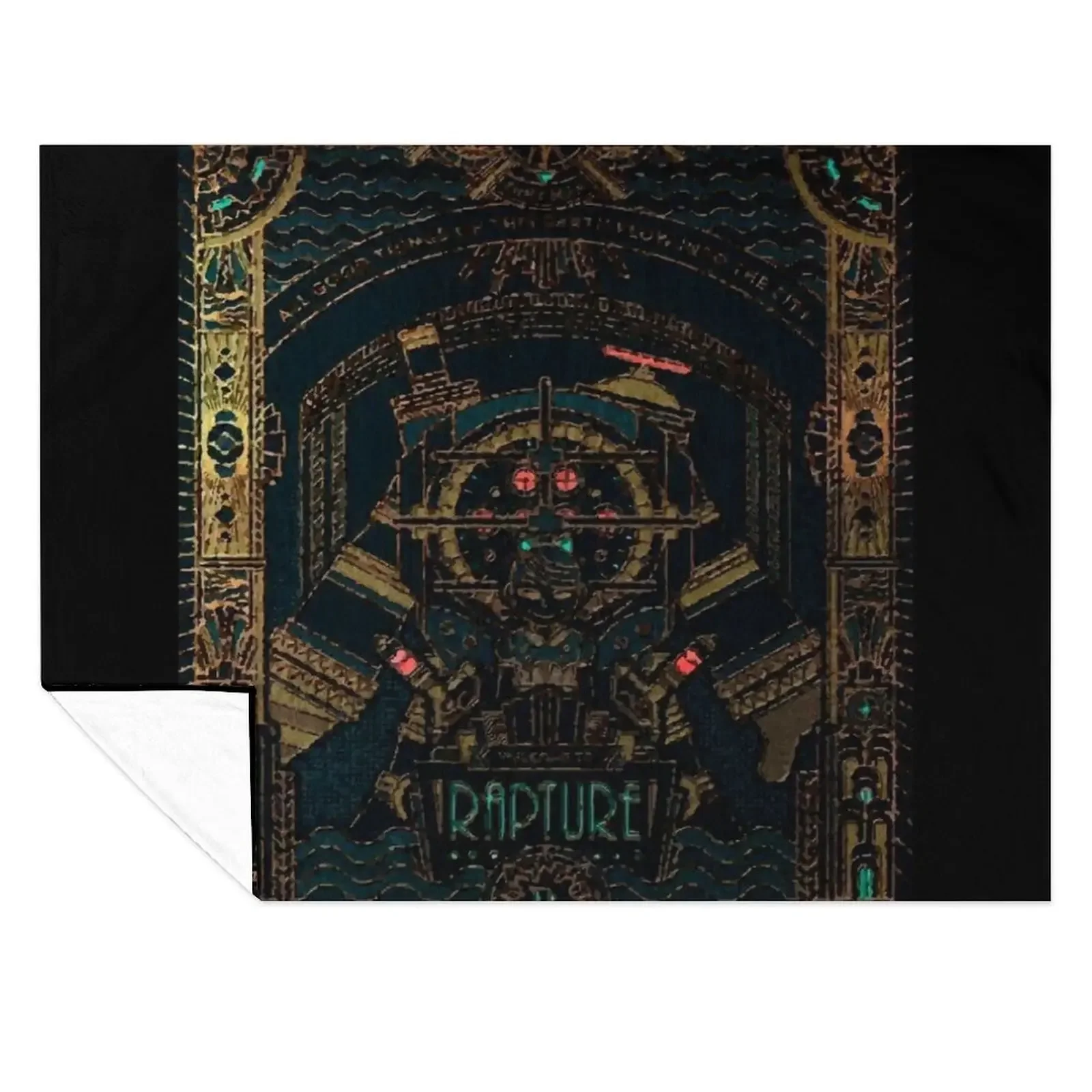 

BioShock Rapture Throw Blanket for sofa cosplay anime Camping Custom Blankets
