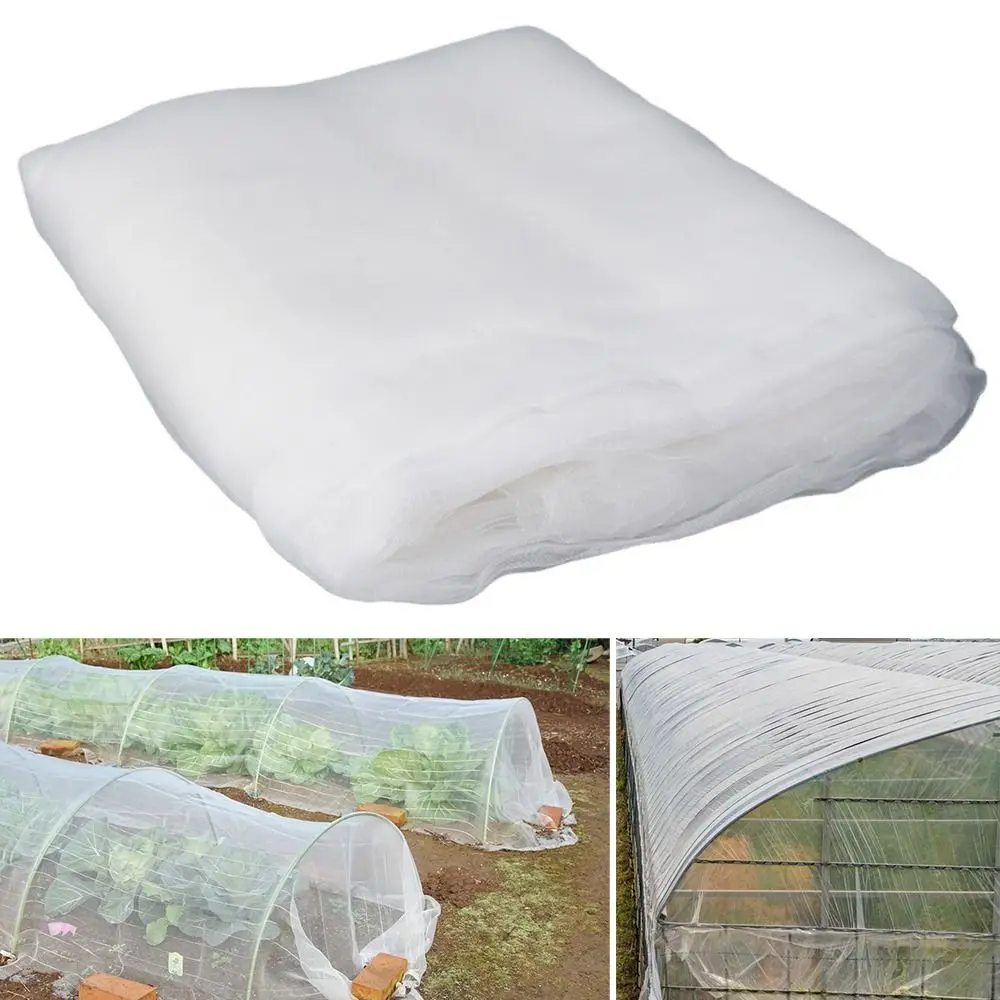 

60 Mesh Insect Screen PE White Garden Insect Net Garden Accessories Pest Protection Insect Proof Mesh Cover