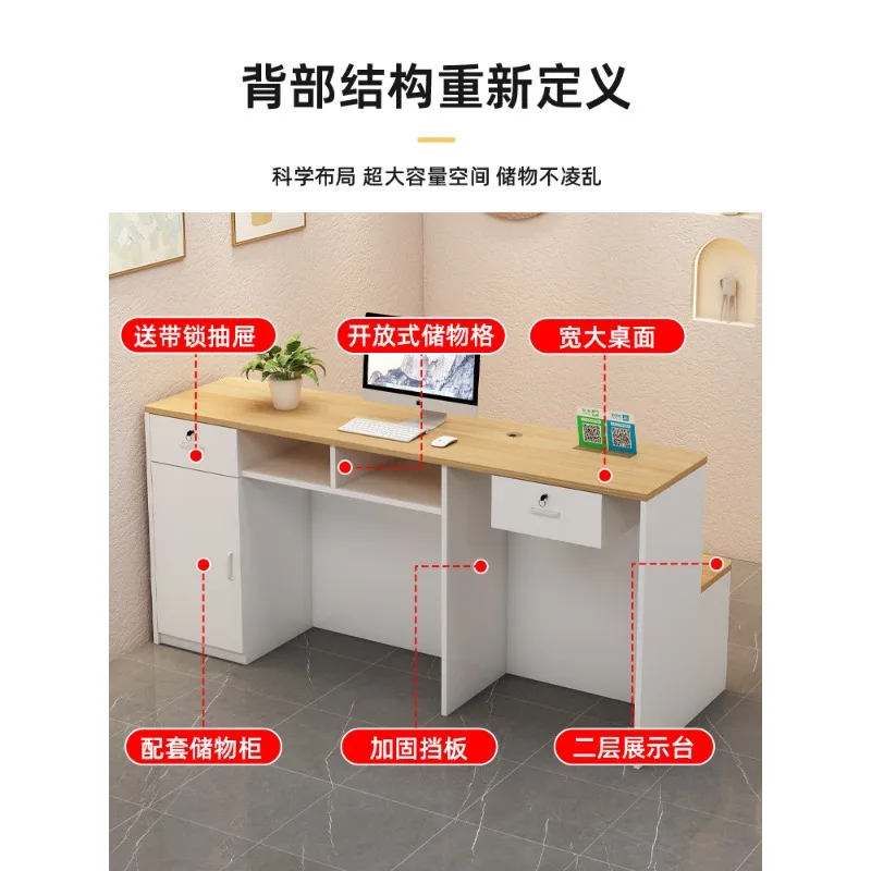 

Clothing store checkout page Simple women's clothing store Small bar counter counter table Nail art light luxury front desk Rece
