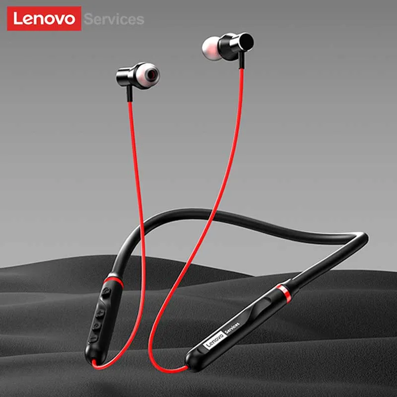 Originele Lenovo Y111 Bluetooth 6.0 hoofdtelefoon Nekband Waterdichte magnetische oordopjes Stereo Running Sport Gaming Draadloze headset