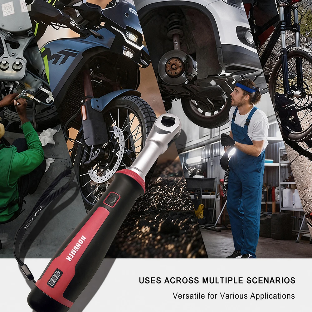 3.6V Cordless Electric Ratchet Wrench 1/4 Drive USB-C Rechargeable with 1800mAh Battery for Automotive Repair and Home DIY