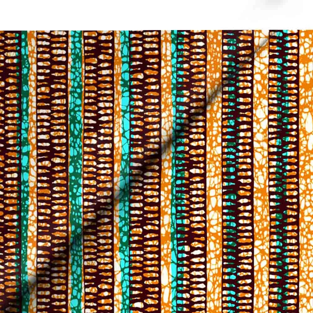 New Guaranteed Veritable 100% Original Real Wax Ankara Fabric 2025 African Print Fabric For Wedding Dress Tissus Coton 6Yards