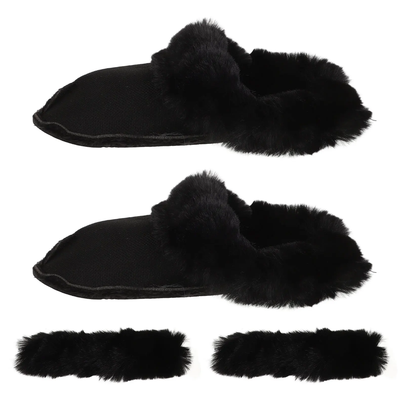 

1 set 1 Set Of Detachable Winter Warm Shoe Inserts For Hole Shoes Liners Replacement Slippers Soft Inserts Size 42-43