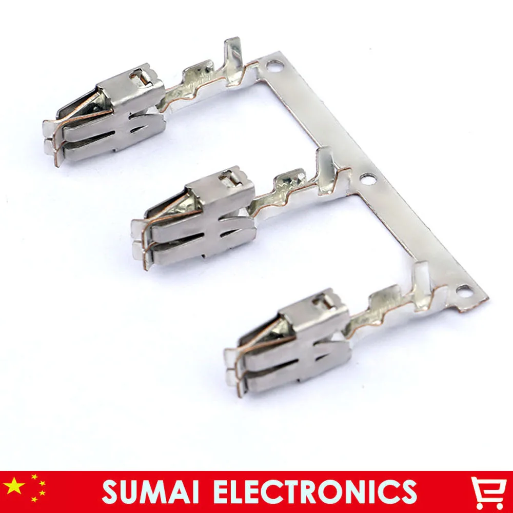 AMP/TE 927831-1 Female Crimp Terminals For VW,Audi etc. 6.3mm Fuse Box Wire Terminal Pin