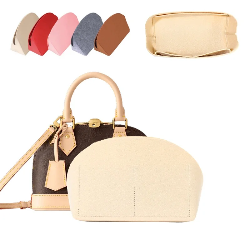 Para Alma BB bolsa insertar organizador maquillaje pequeño bolso organizar bolso interior portátil cosmético Bing Shell Navidad