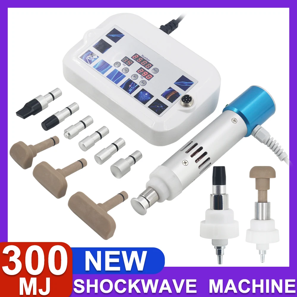 Professional Shockwave Therapy Machine For Tennis Elbow Physiotherapy Pain Relief Shock Wave Equipment Chiropractic Device
